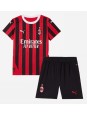 Billige AC Milan Emerson Royal #22 Hjemmedraktsett Barn 2024-25 Kortermet (+ Korte bukser)